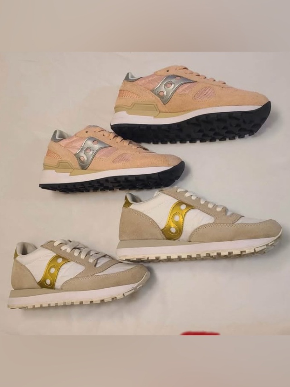 Saucony Sneakers Women Size 5 Jazz Original Vintage Gold/ Tan Brown Sneakers